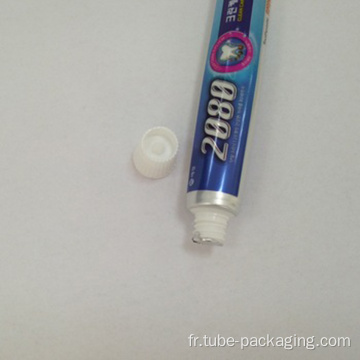 Tube cosmétique aluminium-plastique 10g pour emballage de dentifrice
